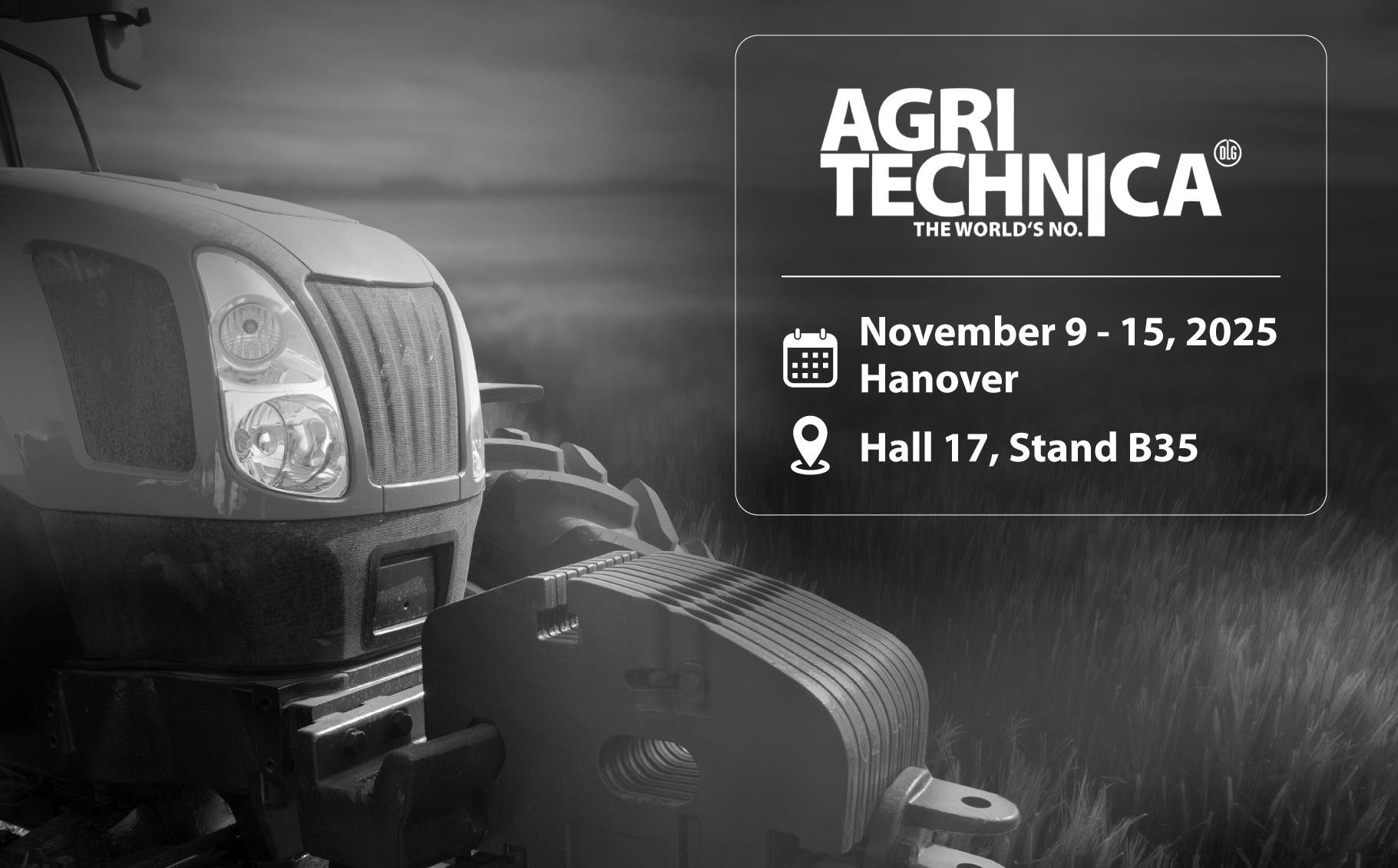Visit Us @Agritechnica 2025